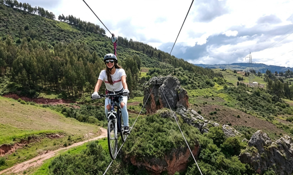Skybike + Escalada + Rápel en Cachimayo | Aventura extrema cerca de Cusco
